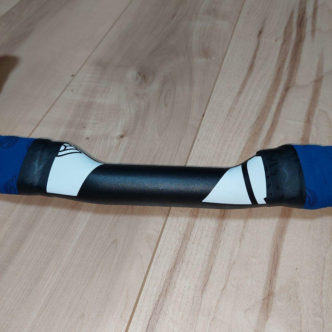 Cinelli ブルホーンエアロハンドル ブラック/ホワイト　バーテープ