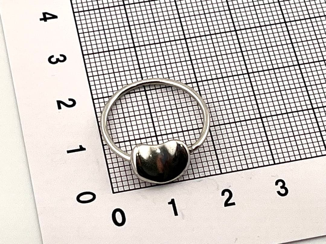 d010 ティファニー　ビーン　リング　シルバー　925 約12.5号　ビーンズ