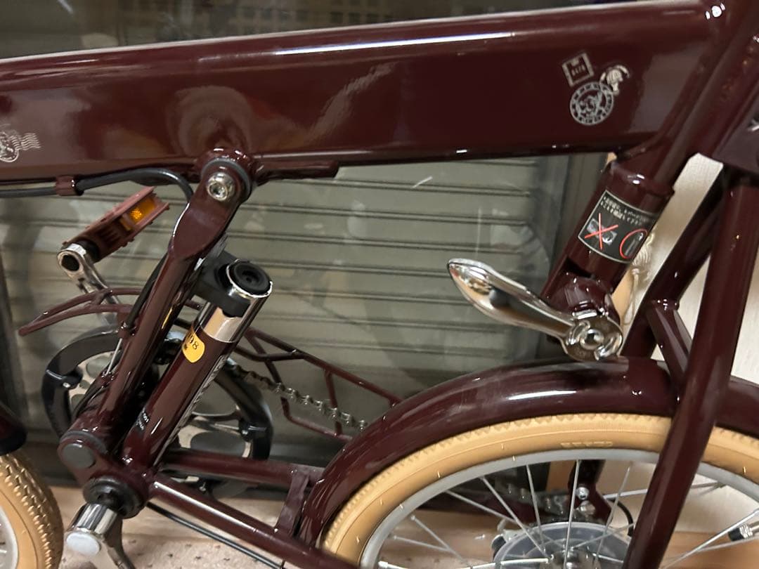 【新品·未使用】【引取り限定】6ギア 折りたたみ自転車 （スライドタイプ）