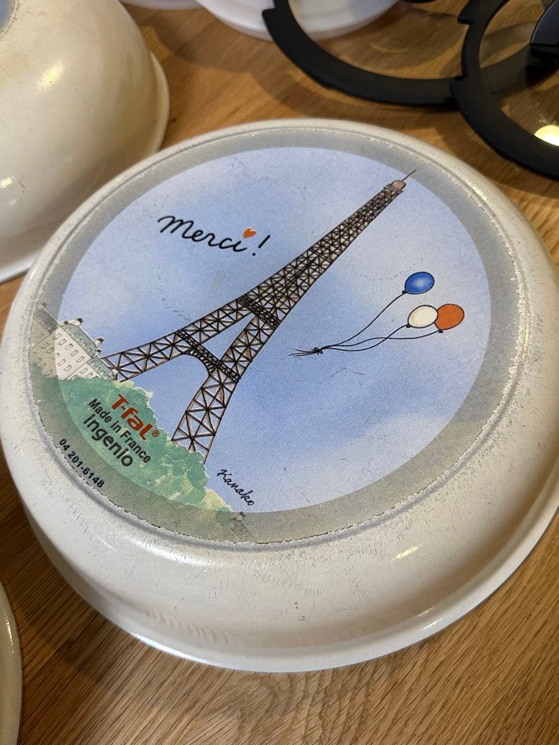 ティファール☆インジニオ ネオ メルシー 9セット 美品 エッフェル塔 フランス