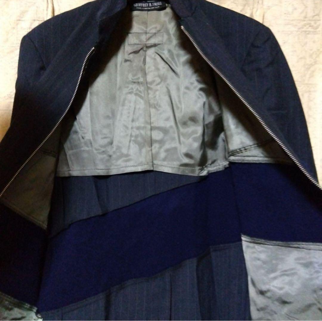 1990s 初期GEOFFREY B. SMALL ネイビーストライプジャケット