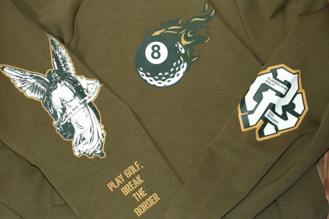 新品 ラッセルノ Mask Hoodie 8ボールパーカー (4/Mサイズ)　Ⓗ