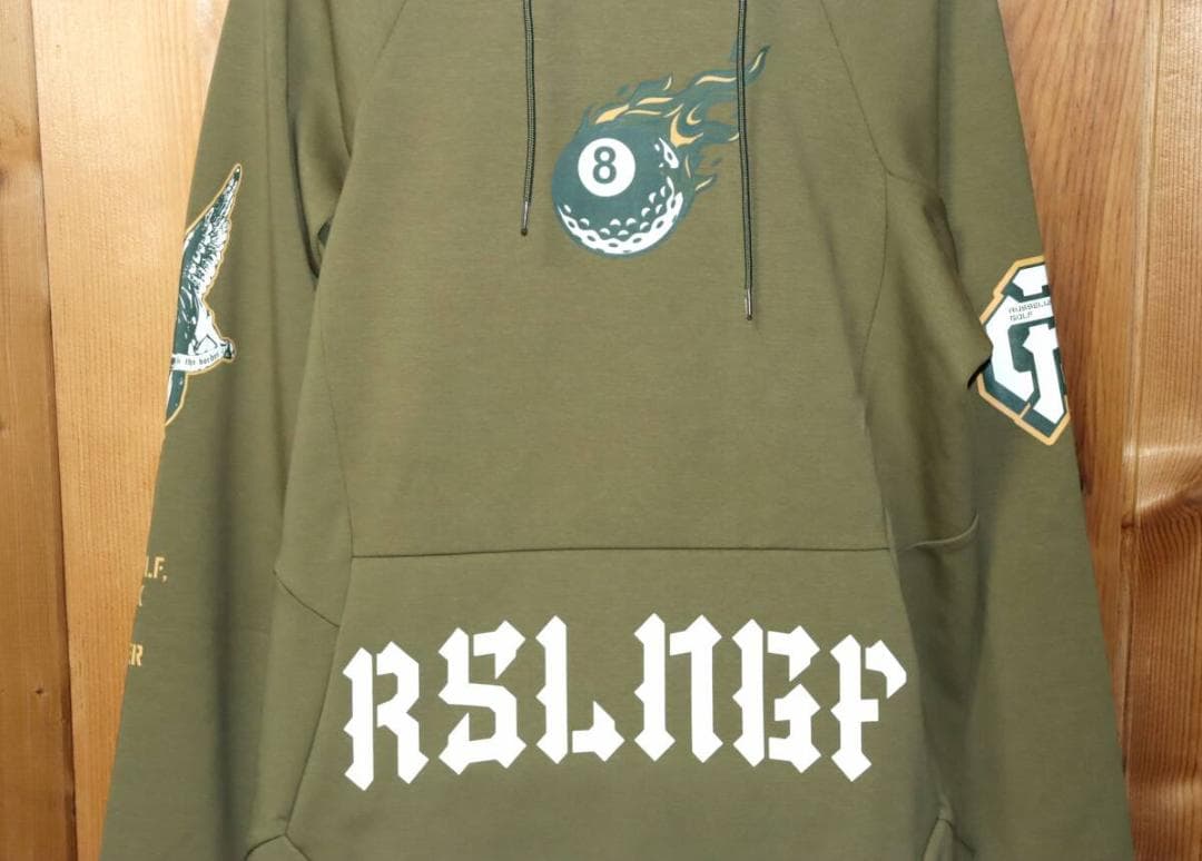 新品 ラッセルノ Mask Hoodie 8ボールパーカー (4/Mサイズ)　Ⓗ