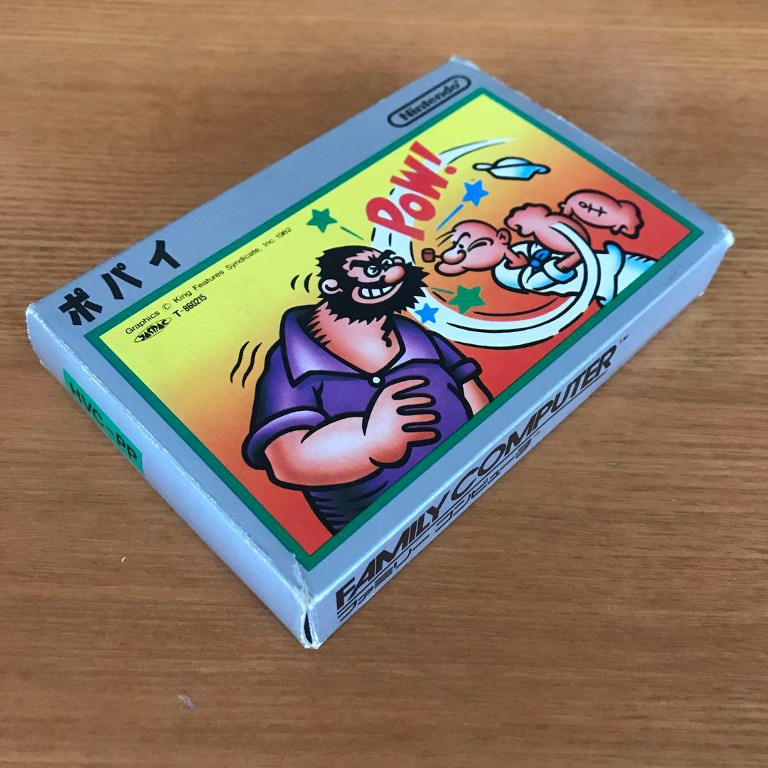 銀箱　ファミコンソフト　ポパイ
