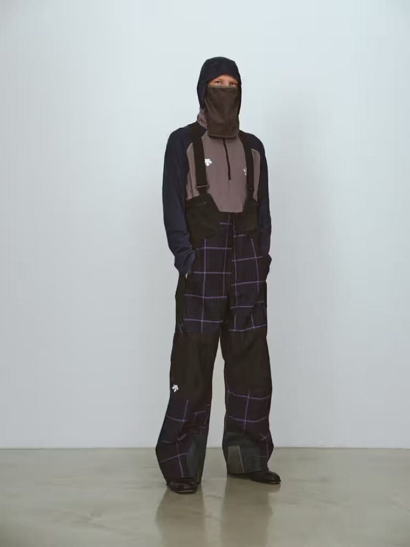 新品未使用 デサント 倉石一樹 コラボ L Kuraishi スキー ビブパンツ