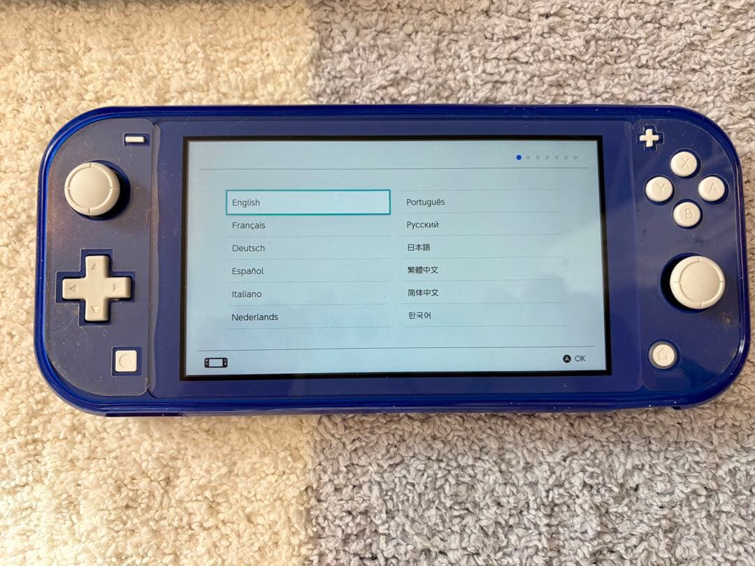 Nintendo Switch Lite 青 本体と付属品