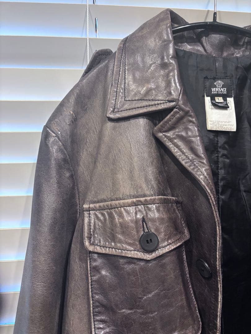 VERSACE JEANS COUTURE レザージャケット L