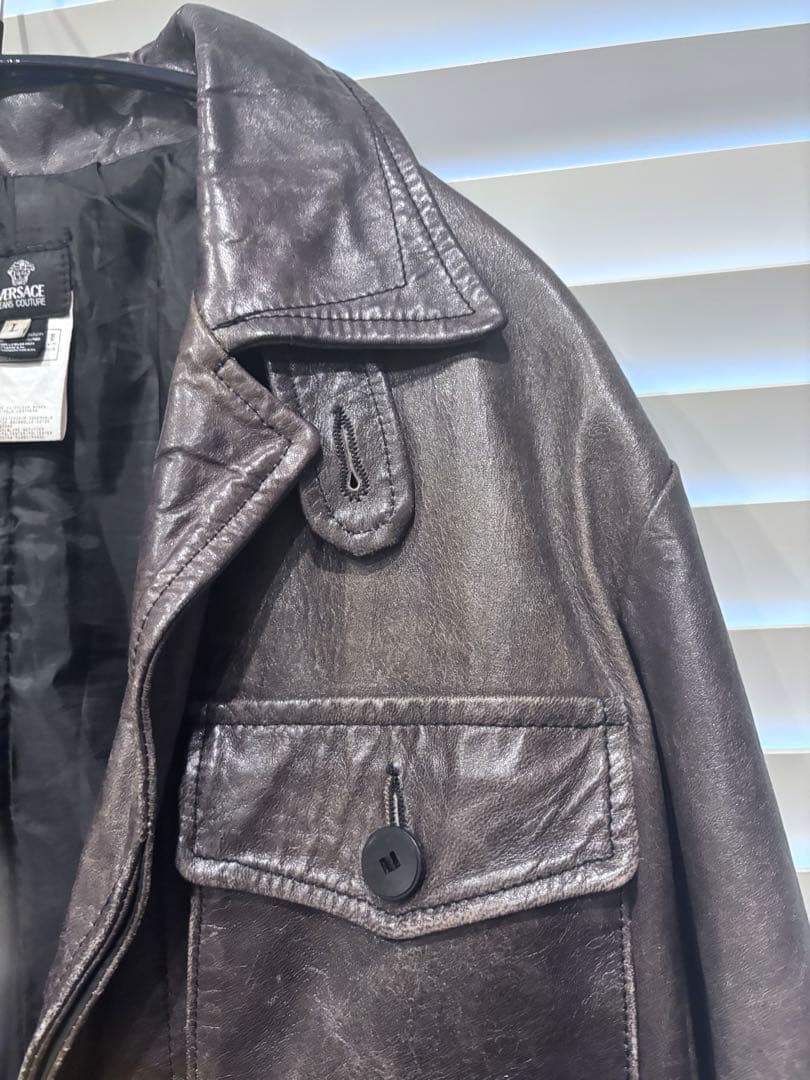 VERSACE JEANS COUTURE レザージャケット L