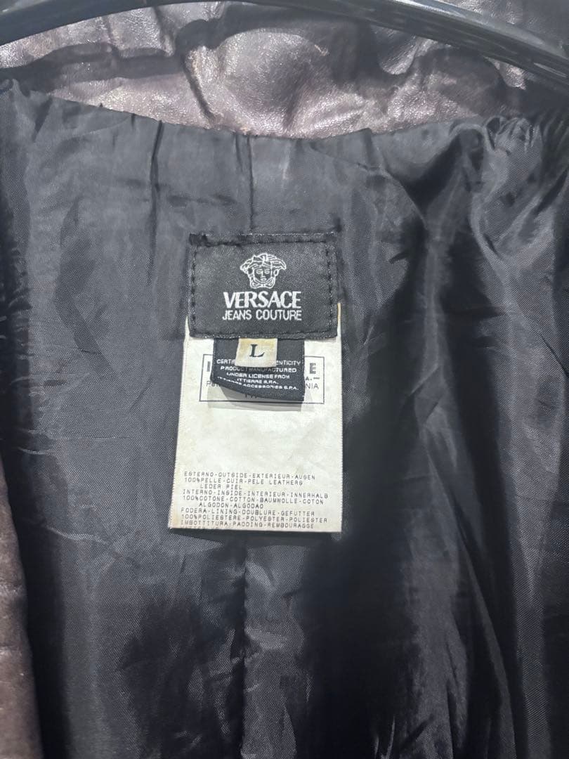 VERSACE JEANS COUTURE レザージャケット L