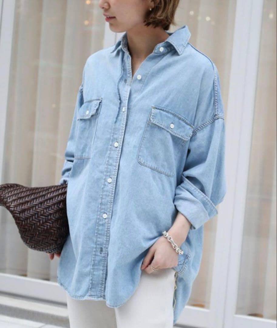 40,700円 DeuxiemeClasse ドゥーズィエムクラス デニムシャツ