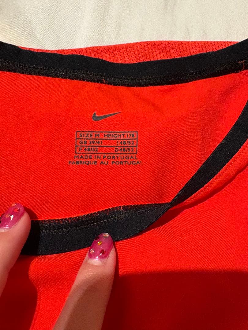 Nike ベルギー代表 オレンジTシャツ サッカー　ユニフォーム