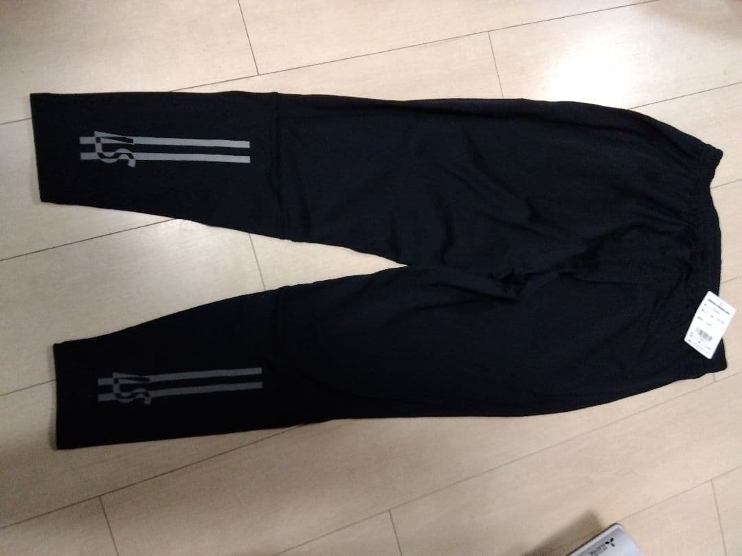最終値下げ❗️LSロゴ付き黒スポーツパンツ　XL
