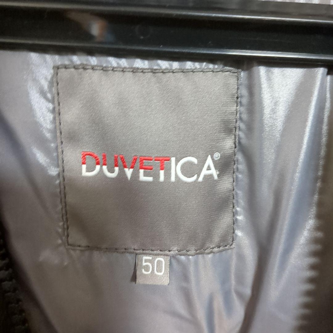 DUVETICA フード付きダウンベスト サイズ50 ブラック