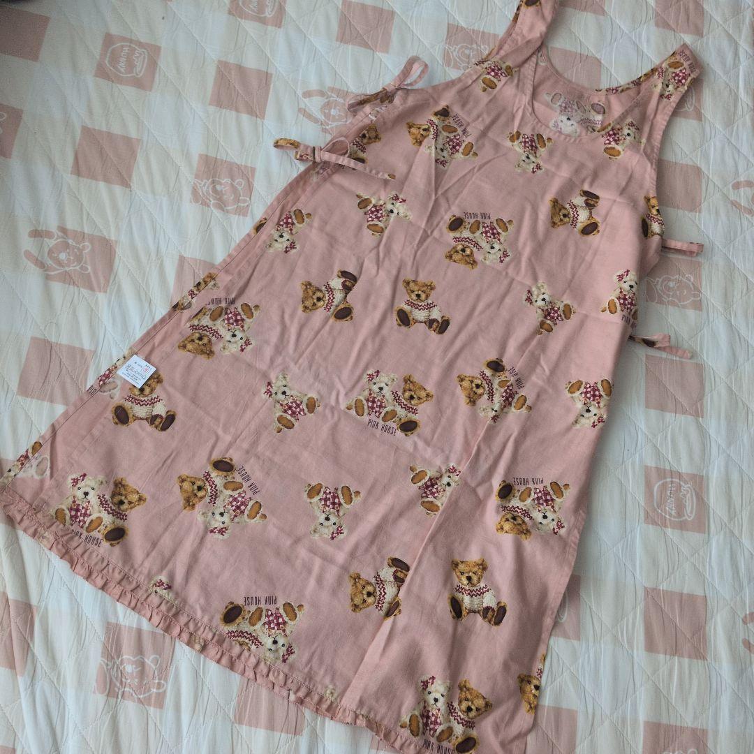 ピンクハウス　PINK HOUSE　エプロン　美品　くま