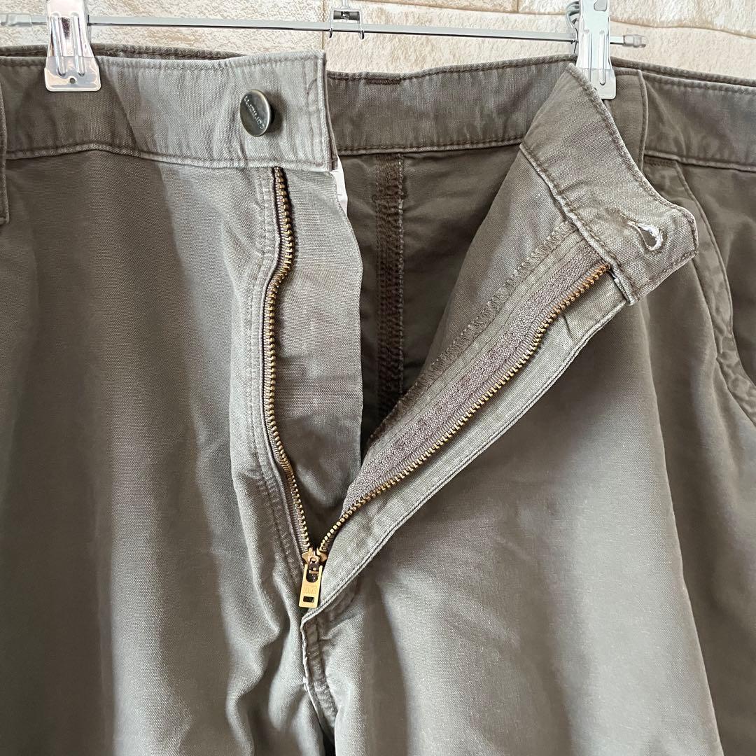 カーハート ペインターパンツ メキシコ製 革パッチ 42×30