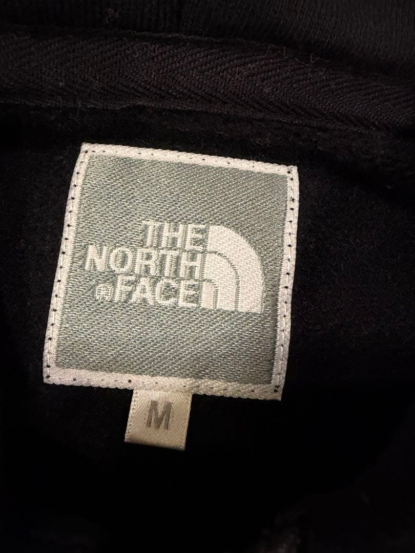 North Faceジップパーカー　黒　Mサイズ　レディース