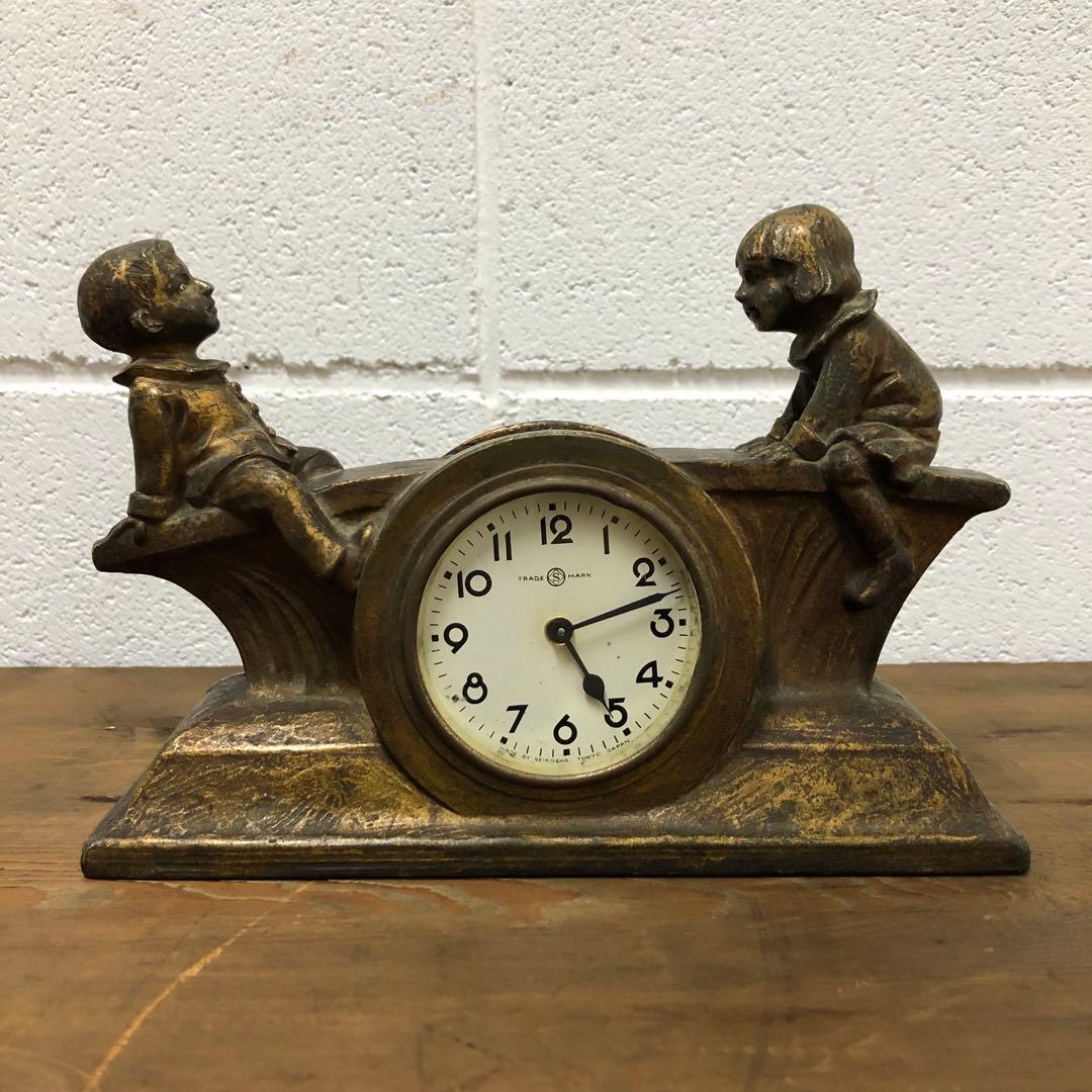 精工舎　SEIKOSHA TRADE S MARK 置時計　ヴィンテージ