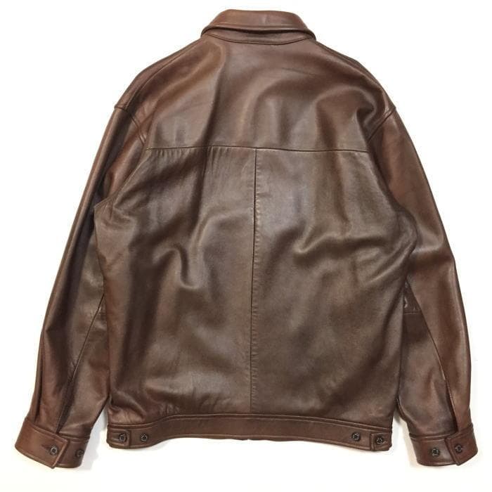 美品 実寸Ｌ位 ポロ ラルフローレン ラムレザージャケット シープレザー