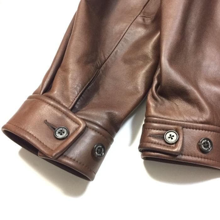 美品 実寸Ｌ位 ポロ ラルフローレン ラムレザージャケット シープレザー