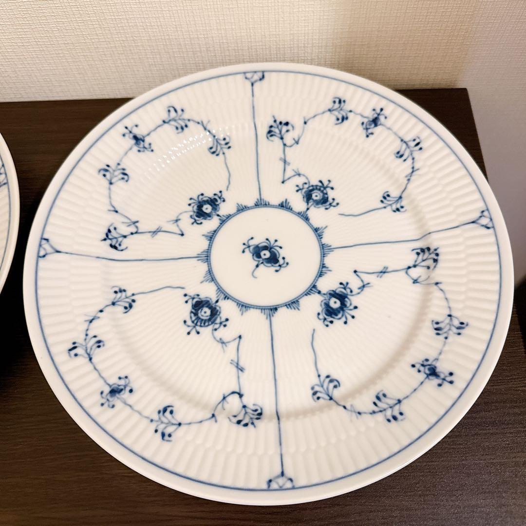 ロイヤルコペンハーゲン ブルーフルーテッド プレイン　大皿 約28(27.5)㎝