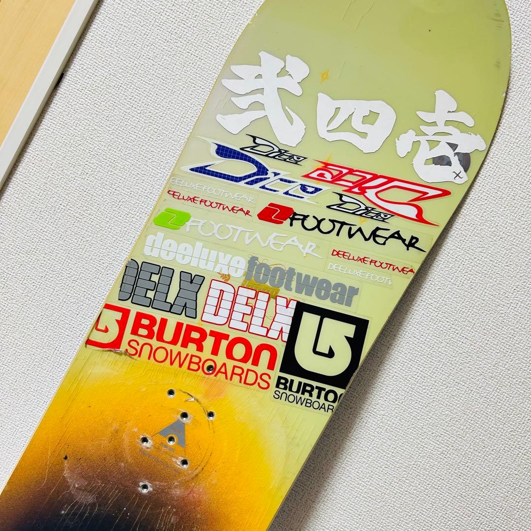 【送料無料】BURTON TROOP スノーボード 147cm ステッカー多数