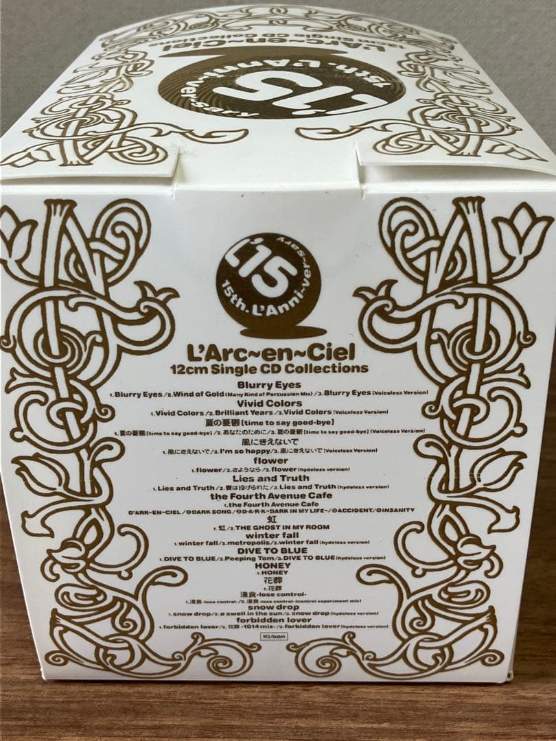 L'Arc〜en〜Ciel 15周年 Single CD Collections