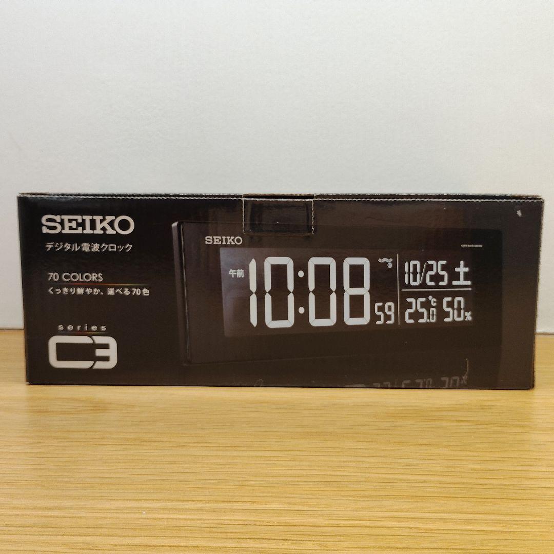 Ｎ*ｘ様 SEIKO デジタル電波置時計シリーズC3 新品未開封