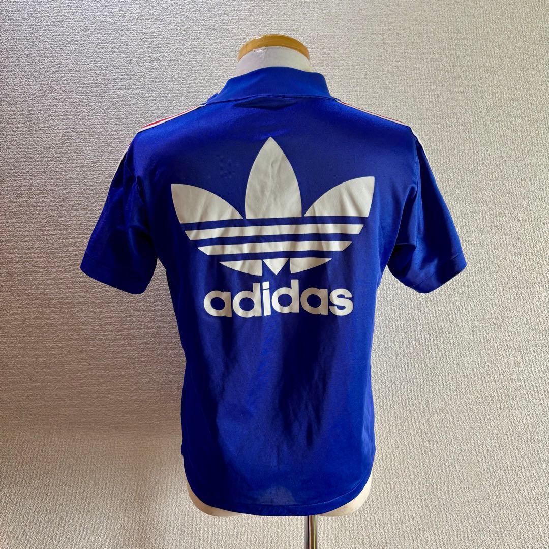 希少 デサント製 80s 90s old adidas アディダス ゲームシャツ