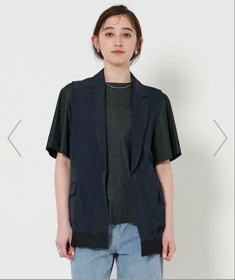☆専用です☆UNITED ARROWS☆ストライプ レース ベスト☆☆