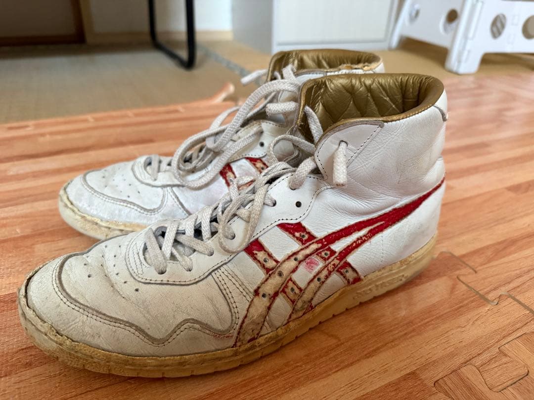 ASICS Tiger バスケットボールシューズ ホワイト/レッド