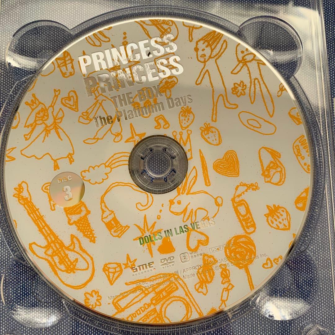 プリンセスプリンセス DVD BOX リーフレット無