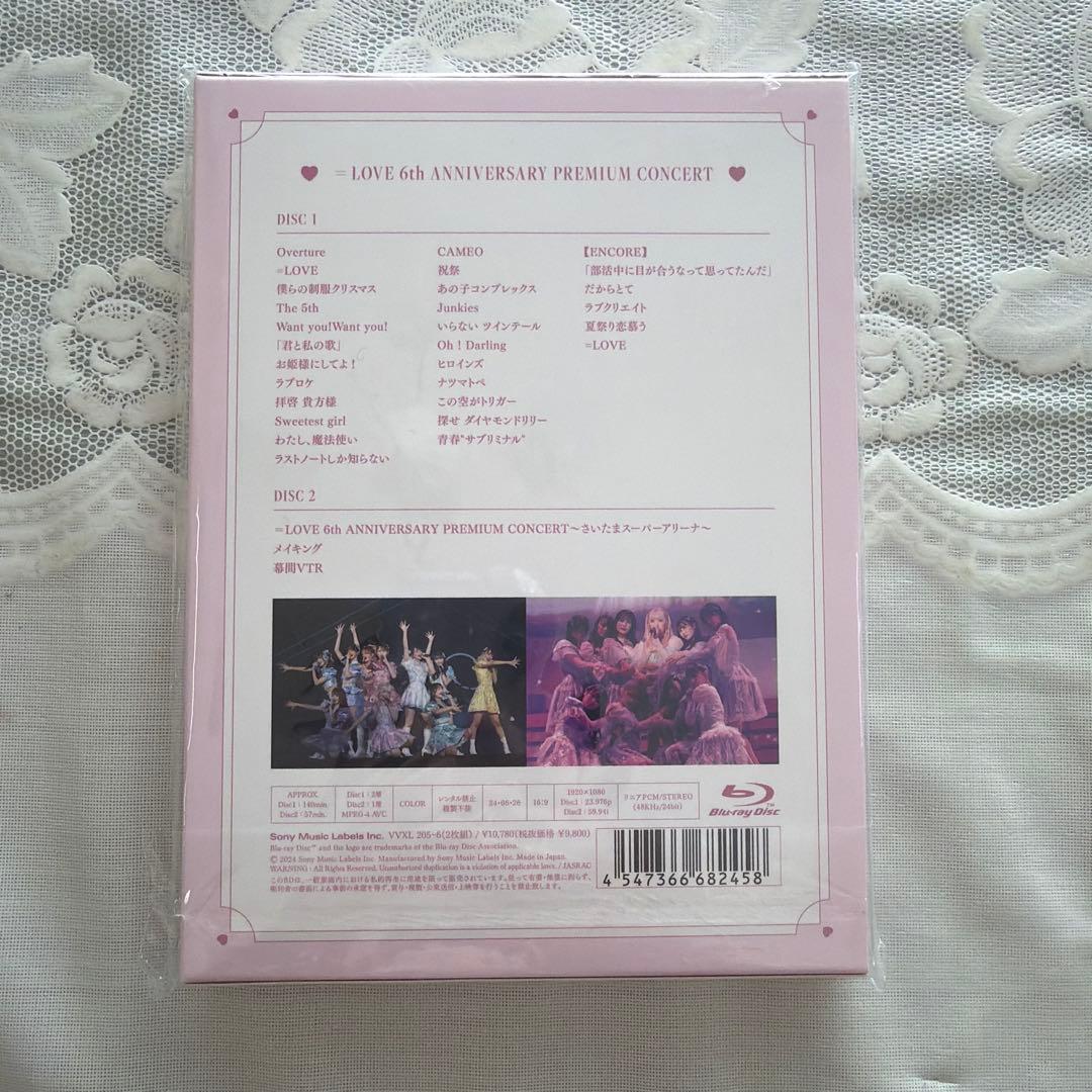 【生写真有】=LOVE 6周年　コンサート　Blu-ray 初回限定版