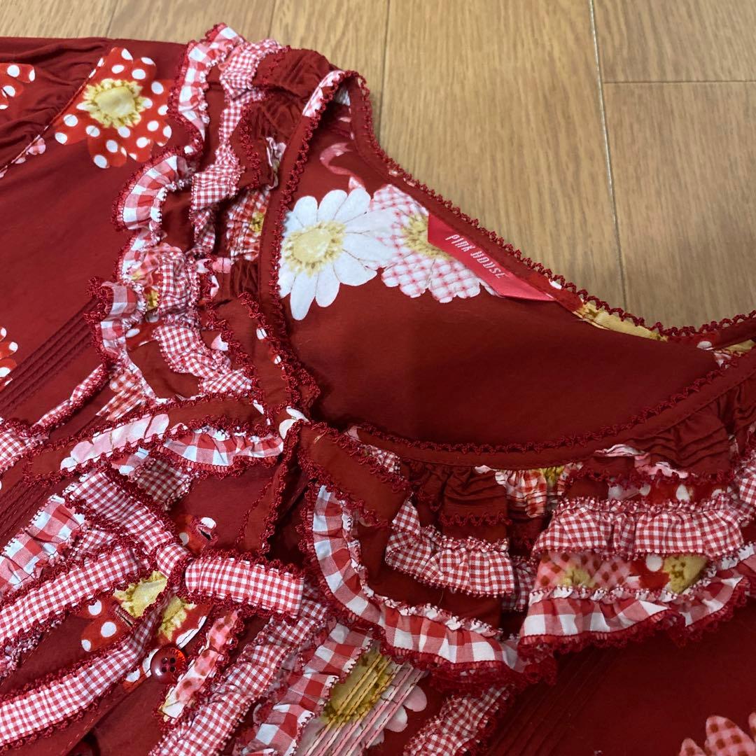 PINKHOUSE ひな菊コサージュ ロングワンピース