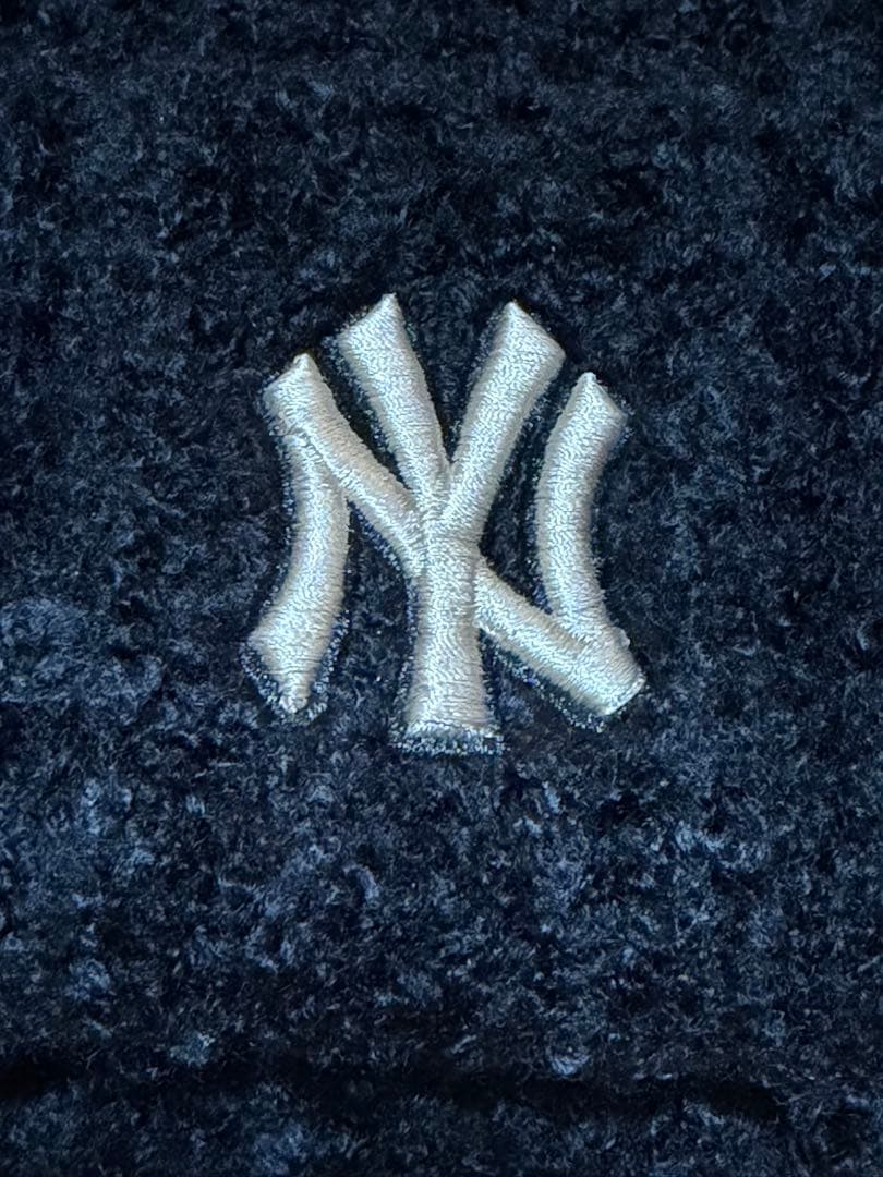 セール【日本未発売・韓国限定】MLB 猫耳ニット帽 カリナ着用 ブラック