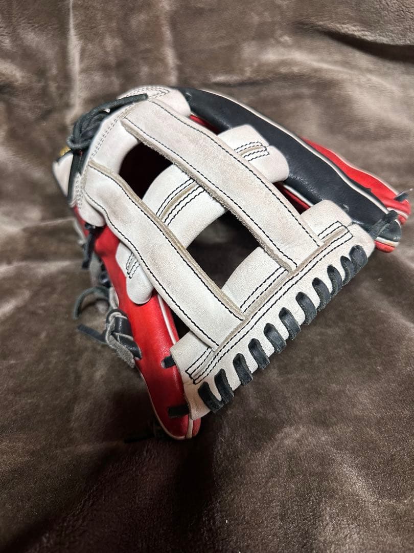 ビ*ズ様 【中古】一般軟式　外野手用　野球グローブ