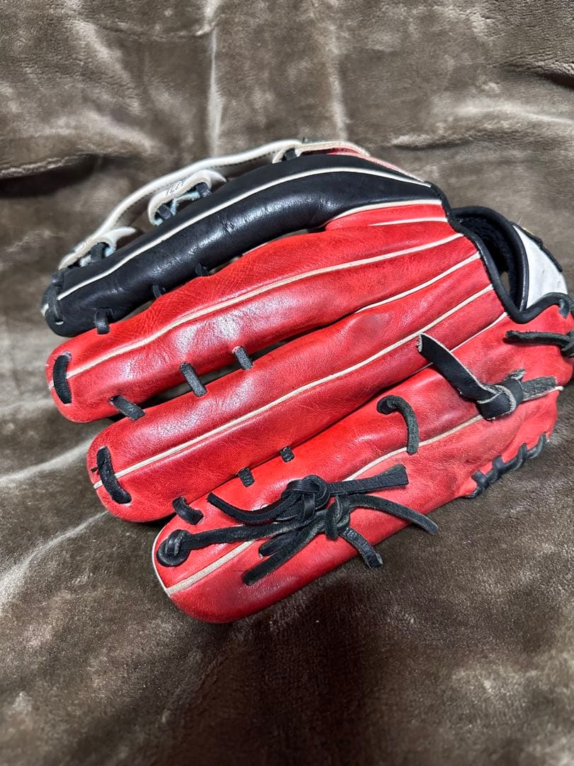 ビ*ズ様 【中古】一般軟式　外野手用　野球グローブ
