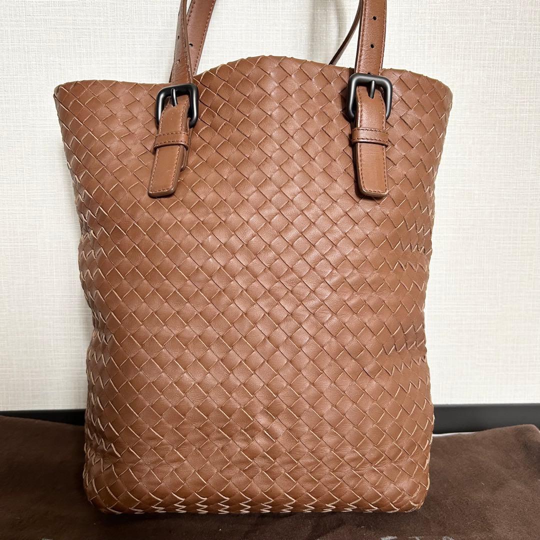 ■高級感■BOTTEGA VENETA イントレチャート　トートバッグ　ブラウン
