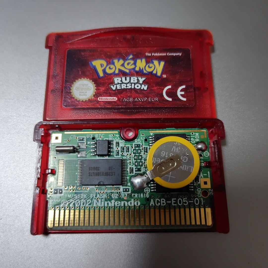 【正規品】ポケットモンスタールビー欧州版【電池交換済み】