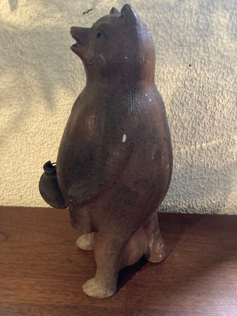 レア　なんともホッコリ　ほのぼのした表情の 古い備前焼のタヌキくんです。