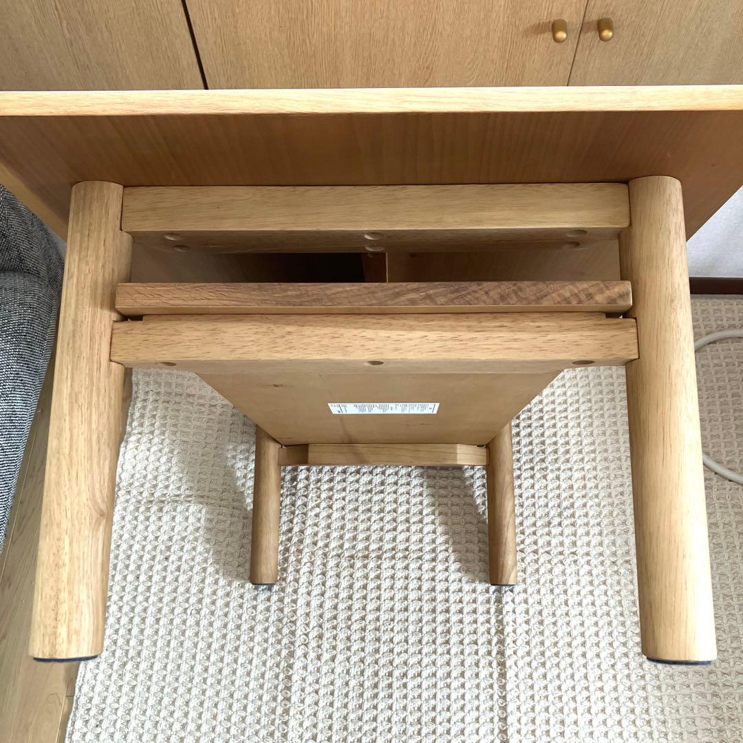 【極美品】無印良品　オーク材　ローテーブル　110cm×55cm×35cm