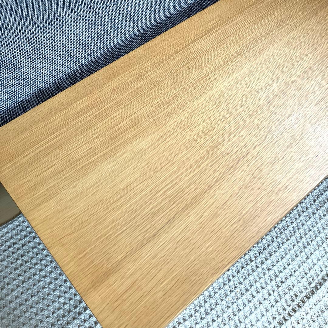 【極美品】無印良品　オーク材　ローテーブル　110cm×55cm×35cm