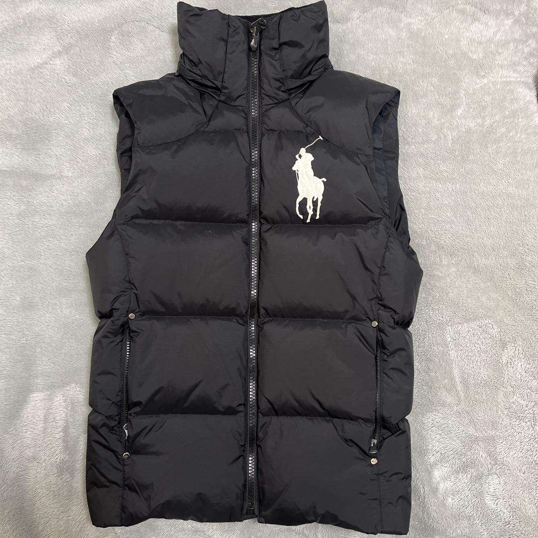 【美品】〈ラルフローレン〉BIGPONYダウンベスト