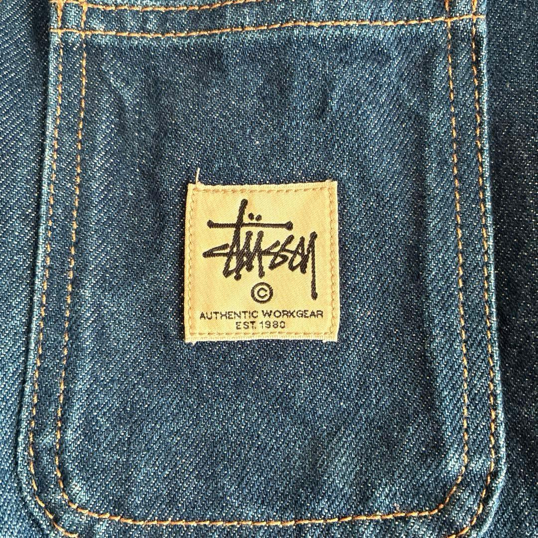 【極美品・名作】Stussy Quality Workgear デニムベスト