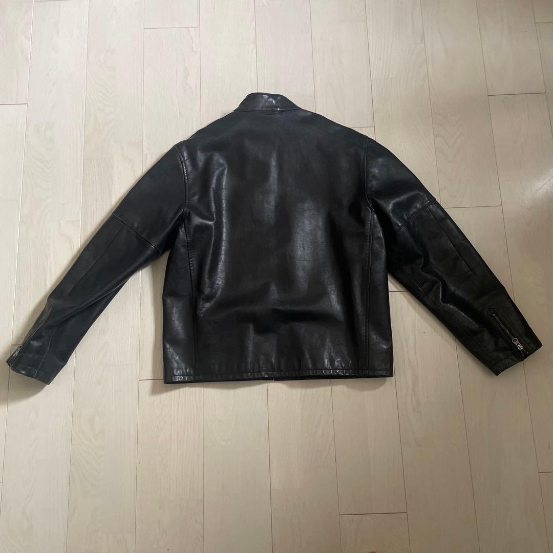OLD GAP 00' シングルライダースジャケット　サイドライン　本革　M