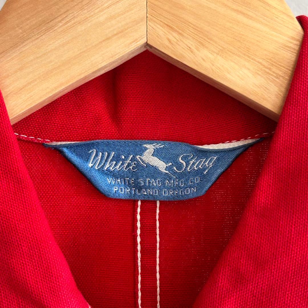 70s White Stag ホワイトスタッグ ジャケット 赤 ヴィンテージ