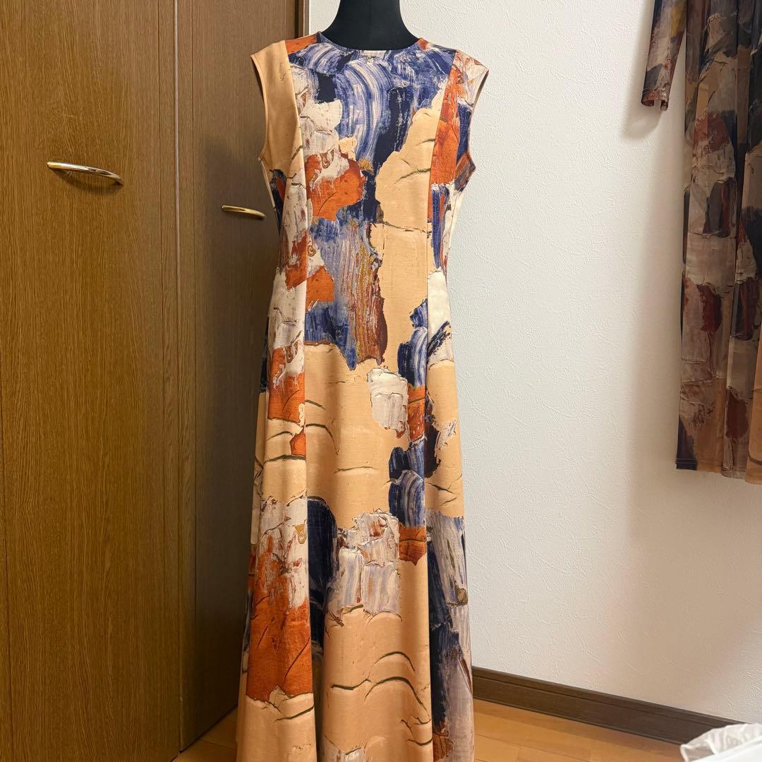 ワンピース Ameri VINTAGE UND GYPSUM ART DRESS