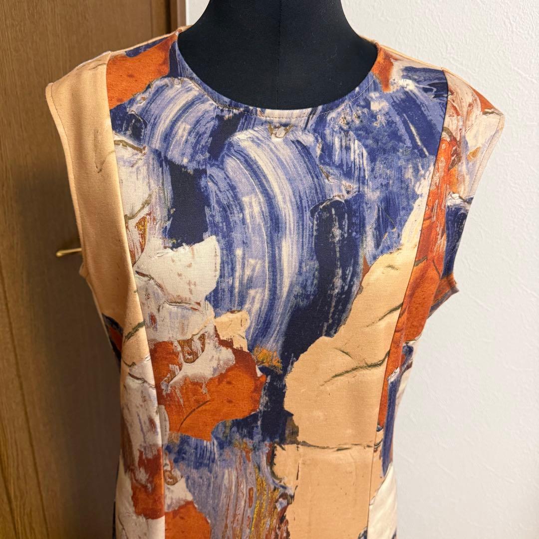 ワンピース Ameri VINTAGE UND GYPSUM ART DRESS
