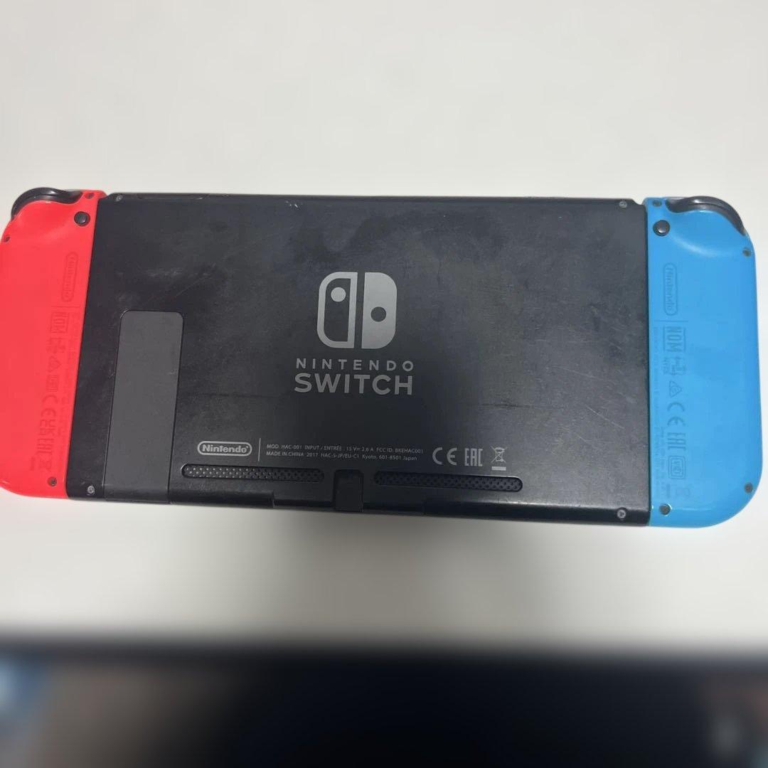 Nintendo Switch 本体 赤/青 ジョイコンプロコン、有線ポート付き