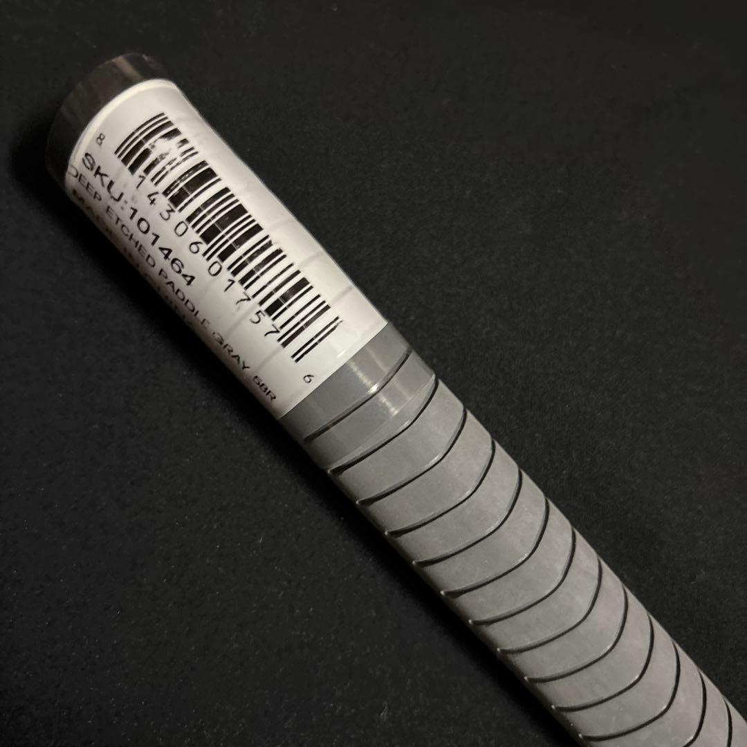 新品 未使用 LAMKIN Deep-Etched パドルパター グリップ 灰色