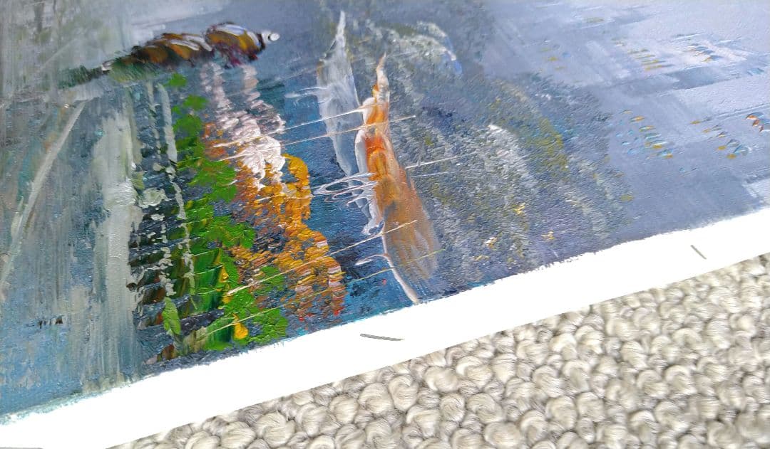 ま*ん様 【お買い得】油彩 凱旋門を描いた風景画 F8号 サイン有り 作者未詳